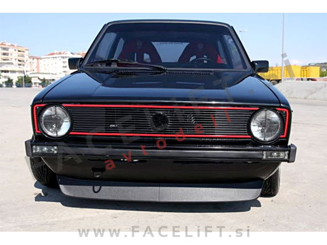 VW Golf 1 74-83 podaljšek sprednjega odbijača GTI izgled