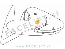 Audi A5 / 8F 8T (09-16) / LED smernik bočnega ogledala / desni