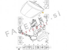 Opel Corsa D 06-11 pokrov motorja Opel Corsa D 06-11 pokrov motorja