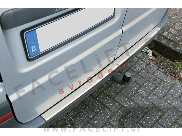 Mercedes Vito W639 03-14 zaščita zadnjega odbijača srebrna (mat)