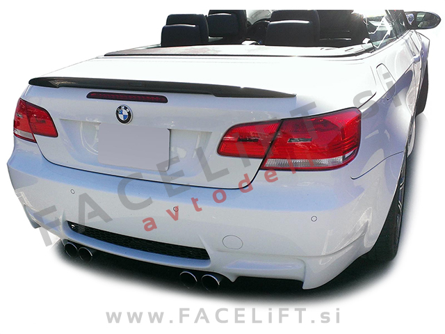 BMW 3 E93 Cabriolet 07-13 spojler za prtljažnik karbon sijaj