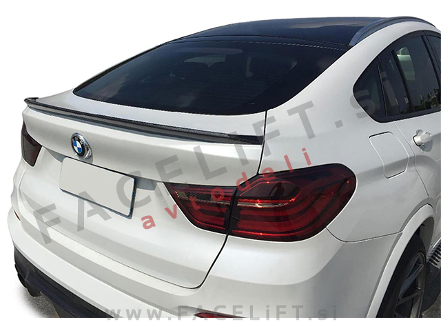 BMW X4 F26 14-18 spojler za prtljažnik karbon (sijaj)