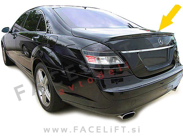 Mercedes S W221 05-13 spojler za prtljažnik