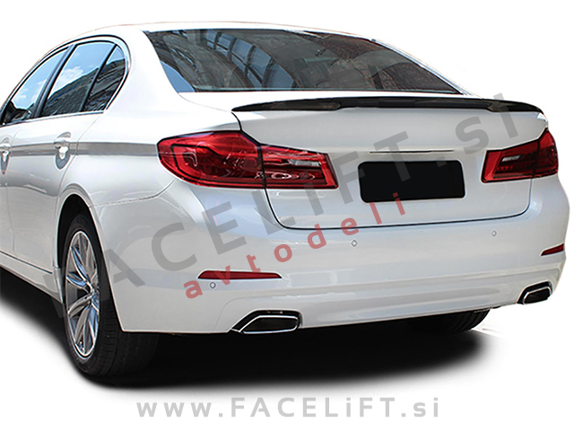 BMW 5 G30 Limuzina 17- spojler za prtljažnik karbon (sijaj)