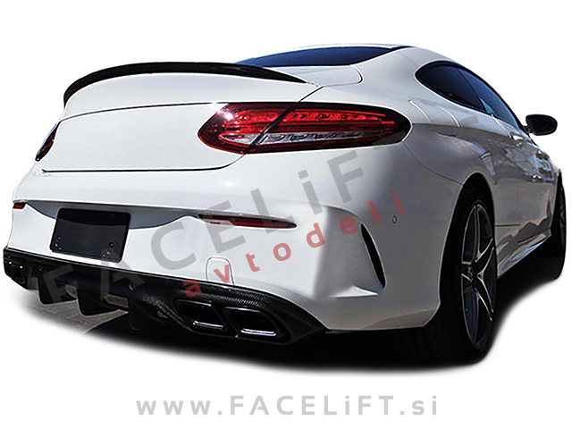 Mercedes C Coupe / C205 (15- ) / spojler za prtljažnik / karbon