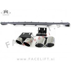 Audi A3 8V Cabriolet Limuzina 12-16 difuzor z nastavki za izpuh