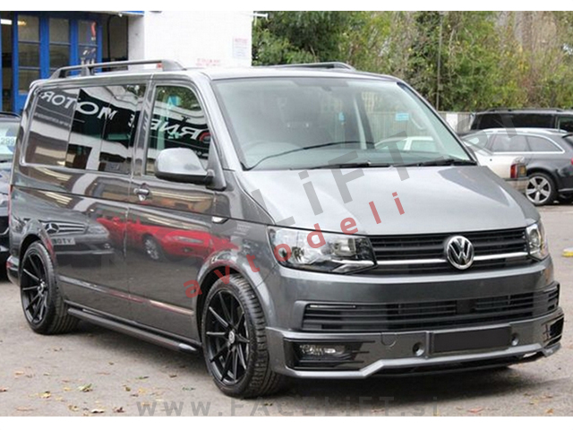 VW T6 15-21 podaljšek sprednjega odbijača Sportline izgled