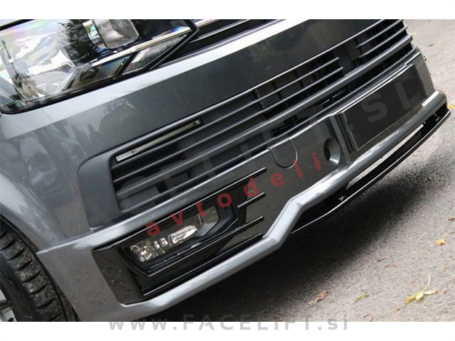 VW T6 15-21 podaljšek sprednjega odbijača Sportline izgled