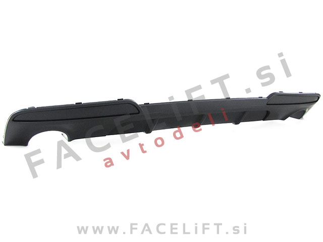 BMW 5 F10 F11 M 10-17 difuzor M-Performance izgled črni mat BMW 5 F10 F11 M 10-17 difuzor M-Performance izgled črni mat