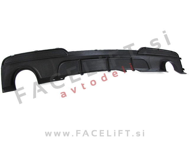 BMW 5 F10 F11 M 10-17 difuzor M-Performance izgled črni mat BMW 5 F10 F11 M 10-17 difuzor M-Performance izgled črni mat