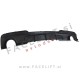 BMW 5 F10 F11 M 10-17 difuzor M-Performance izgled črni mat BMW 5 F10 F11 M 10-17 difuzor M-Performance izgled črni mat