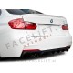 BMW 5 F10 F11 M 10-17 difuzor M-Performance izgled črni mat