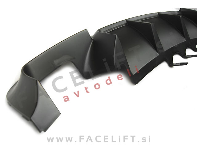 BMW 5 F10 F11 M 10-17 difuzor M5 izgled črni (mat)