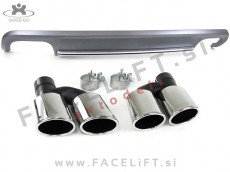 Audi A5 8T Coupe 11-16 difuzor z nastavki za izpuh