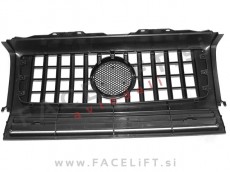 Mercedes G W463 89-18 maska črna kromirana