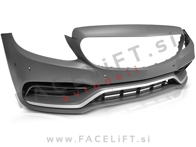 Mercedes C S205 W205 18-21 sprednji odbijač AMG C63 izgled PDC Mercedes C S205 W205 18-21 sprednji odbijač AMG C63 izgled PDC