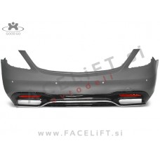 Mercedes S W222 17-20 zadnji odbijač AMG S63 izgled PDC