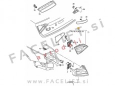 Audi A4 / B8 8K Karavan (07-11) / zadnja notranja luč / leva