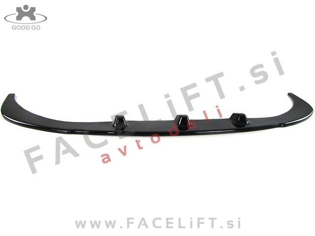 VW T5 / (09-15) / podaljšek sprednjega odbijača / črni (sijaj)