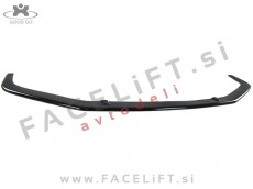 VW T6 15- podaljšek sprednjega odbijača črni sijaj