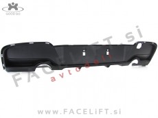 BMW 1 F20 F21 M 11-18 difuzor M-Performance izgled črni mat