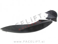 BMW 5 E60 E61 03-10 podaljški sprednjega odbijača karbon (sijaj)