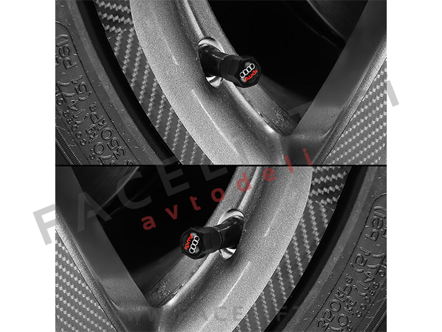 Audi pokrovi ventilov črni