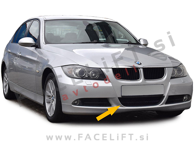 BMW 3 / E90 E91 (05-08) / mreža sprednjega odbijača / srednja