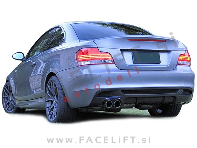 BMW 1 / E82 E88 LCI (11-13) / difuzor / M-Performance / karbon