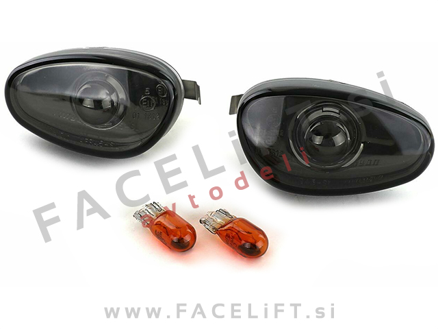 Alfa Romeo 155 / 167 (92-97) / bočni smerniki / zatemnjeni (smoke) Alfa Romeo 155 / 167 (92-97) / bočni smerniki / zatemnjeni (smoke)