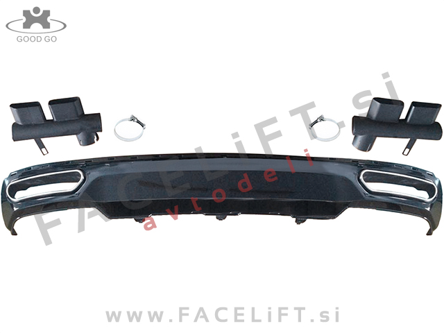 Audi A6 Limuzina / 4G C7 (10-14) / difuzor z nastavki za izpuh / S6 izgled