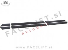 Audi 100 / C3 (82-91) / zaščitne letve vrat / črne (mat)