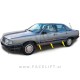 Audi 100 / C3 (82-91) / zaščitne letve vrat / črne (mat)