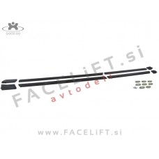 Audi 100 C4 90-94 zaščitne letve vrat črne (mat)