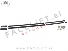 Audi 100 C4 90-94 zaščitne letve vrat črne (mat)