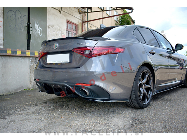 Alfa Romeo Giulia Veloce 16- podaljšek zadnjega odbijača Alfa Romeo Giulia Veloce 16- podaljšek zadnjega odbijača