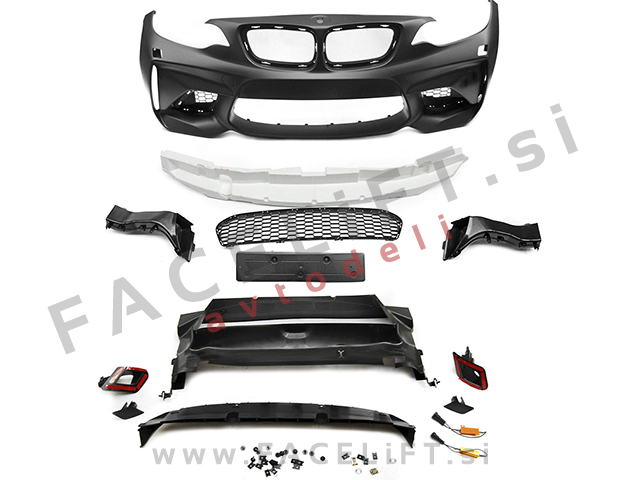 BMW 2 F22 F23 13- sprednji odbijač M2 izgled SRA