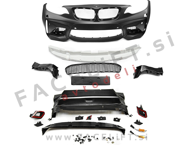 BMW 2 F22 F23 13- sprednji odbijač M2 izgled PDC SRA BMW 2 F22 F23 13- sprednji odbijač M2 izgled PDC SRA