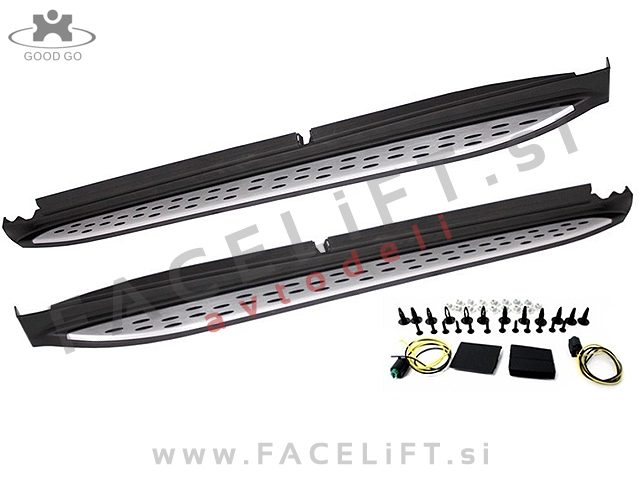 Mercedes GLS X166 15-19 bočne stopnice z LED osvetlitvijo Mercedes GLS X166 15-19 bočne stopnice z LED osvetlitvijo