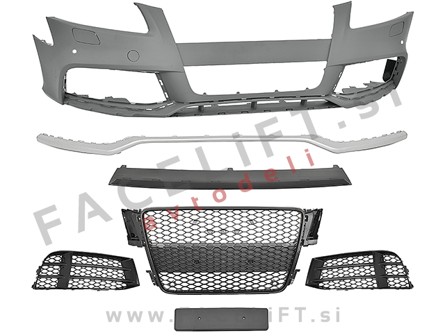 Audi A5 8F 8T 07-11 sprednji odbijač RS5 izgled PDC SRA