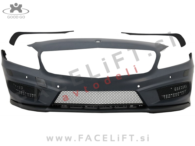 Mercedes A W176 12-18 sprednji odbijač AMG A45 izgled PDC SRA