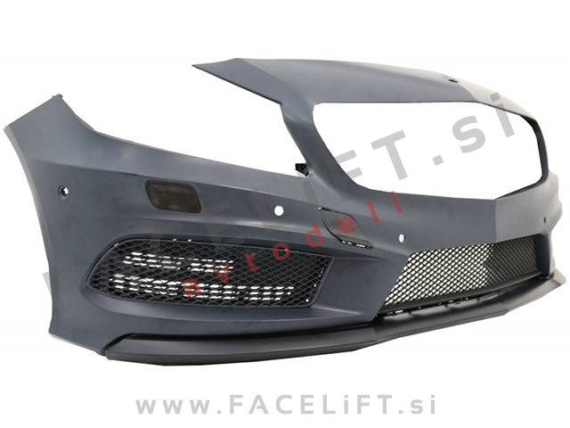Mercedes A W176 12-18 sprednji odbijač AMG A45 izgled PDC SRA