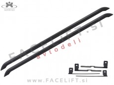 VW T5 / (03-15) / bočne stopnice / Sportline black design VW T5 / (03-15) / bočne stopnice / Sportline black design