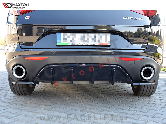 Alfa Romeo Stelvio 17- difuzor zadnjega odbijača