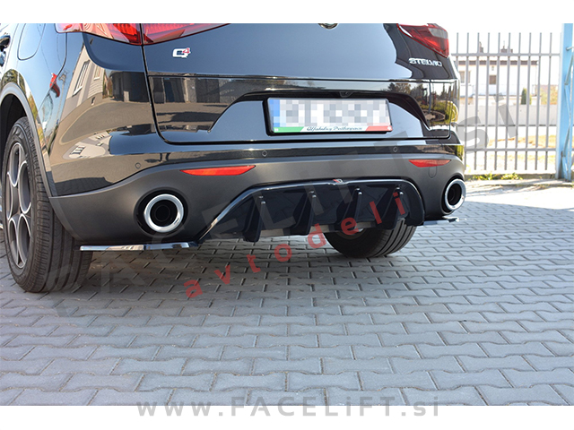 Alfa Romeo Stelvio 17- difuzor zadnjega odbijača