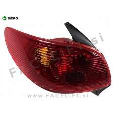 Peugeot 206 03-09 zadnja luč leva