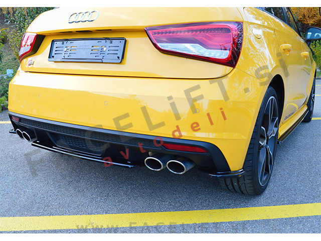 Audi S1 8X 14-18 difuzor zadnjega odbijača