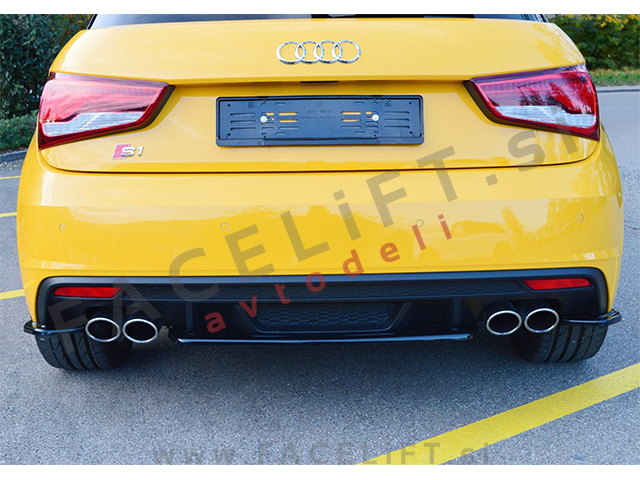 Audi S1 8X 14-18 difuzor zadnjega odbijača