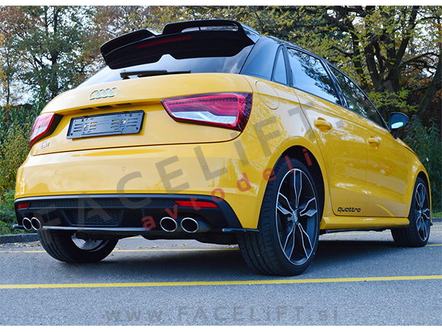 Audi S1 8X 14-18 difuzor zadnjega odbijača