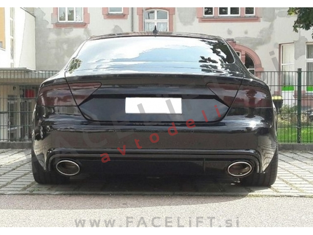Audi A7 10-14 difuzor z nastavki za izpuh RS7 izgled Audi A7 10-14 difuzor z nastavki za izpuh RS7 izgled